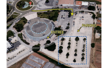 Espace 3000 Hyères - parking véhicules club randonneurs hyérois 2026.